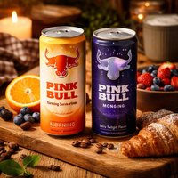 Pink Bull Morning and Night