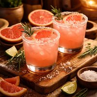Pink Grapefruit Margaritas