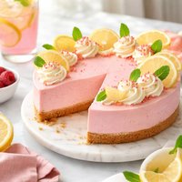 Pink Lemonade Cheesecake
