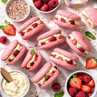 Pink Party Sandwich Cookies