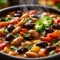 Pinto and Black Bean Soup