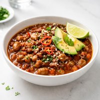 Pinto Bean Chili with Mexican Sausage
