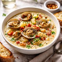 Pipi Soup Nz Clam Chowder