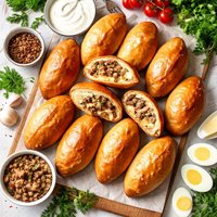 Piroshki a Savoury Filled Pastry