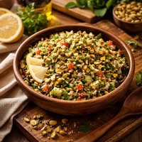 Pistachio and Quinoa Tabbouli Gluten Free