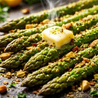 Pistachio Buttered Asparagus