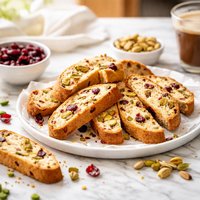 Pistachio Cranberry Biscotti
