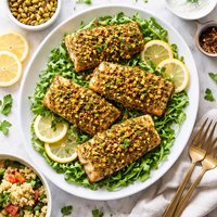Pistachio Crusted Mahi Mahi