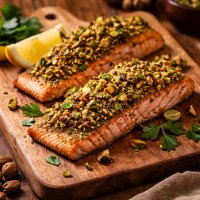 Pistachio Crusted Salmon