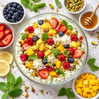 Pistachio Fruit Dessert