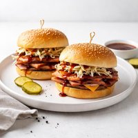 Pittsburgh Bbq Ham Sandwiches