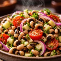 Piyaz Turkish Black Eyed Pea Salad
