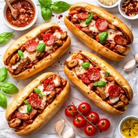 Pizza Chicken Sub Sandwiches