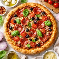 Pizza Homemade Thick Crust