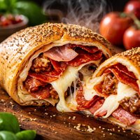 Pizza House Meat Cheese Stromboli