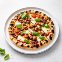 Pizza on the Grill W Sausage Mozzarella