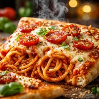 Pizza Spaghetti Style