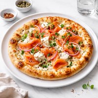 Pizza Topping Smoked Salmon Pizza