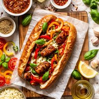 Pizzaiola Sausage Sandwich