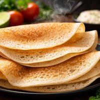 Plain Crepes Plain Dosas