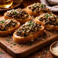 Please May I Have Some Mushroom Crostini
