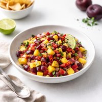 Plum and Mango Salsa