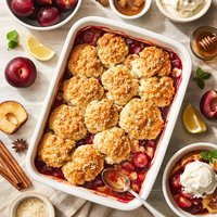 Plum Cobbler