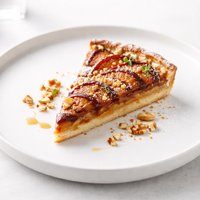 Plum Walnut Tart