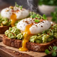 Poached Eggs Avocado Toasts