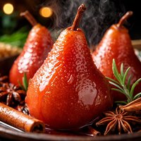Poached Pears