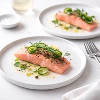 Poached Salmon for Two
