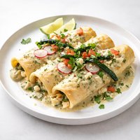 Poblano Chili Cheese Enchiladas