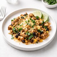 Poblano Chili Turkey Casserole