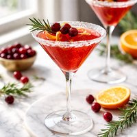 Poinsettia Martini