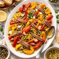 Poivrons Aux Anchois Sweet Peppers W Anchovy Vinaigrette