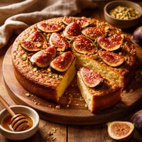 Polenta Fig Cake