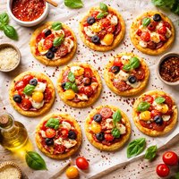 Polenta Mini Pizzas