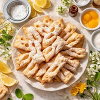 Polish Angel Wings Chrusciki