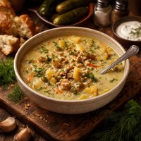 Polish Dill Pickle Soup