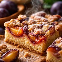 Polish Fresh Plum Cake Placek Z Sliwkami