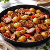 Polish Sausage Potato Skillet