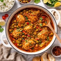 Pollo Al Colmao Cuban Chicken Stew with Olives