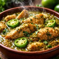 Pollo Pulqueros Chicken Tomatillo and Jalapeno Stew