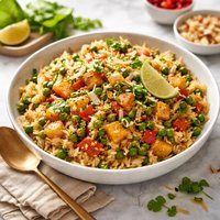 Polynesian Inspired Vegetarian Pilau