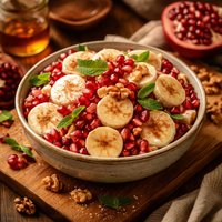 Pomegranate Banana Salad