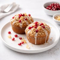 Pomegranate Ginger Muffins
