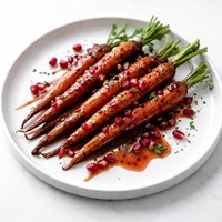 Pomegranate Glazed Carrots
