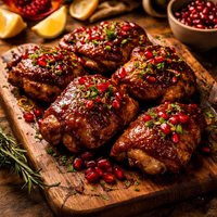 Pomegranate Glazed Chicken