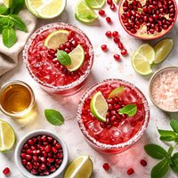 Pomegranate Margaritas