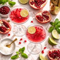 Pomegranate Martinis